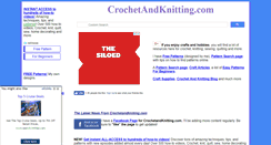 Desktop Screenshot of crochetandknitting.com